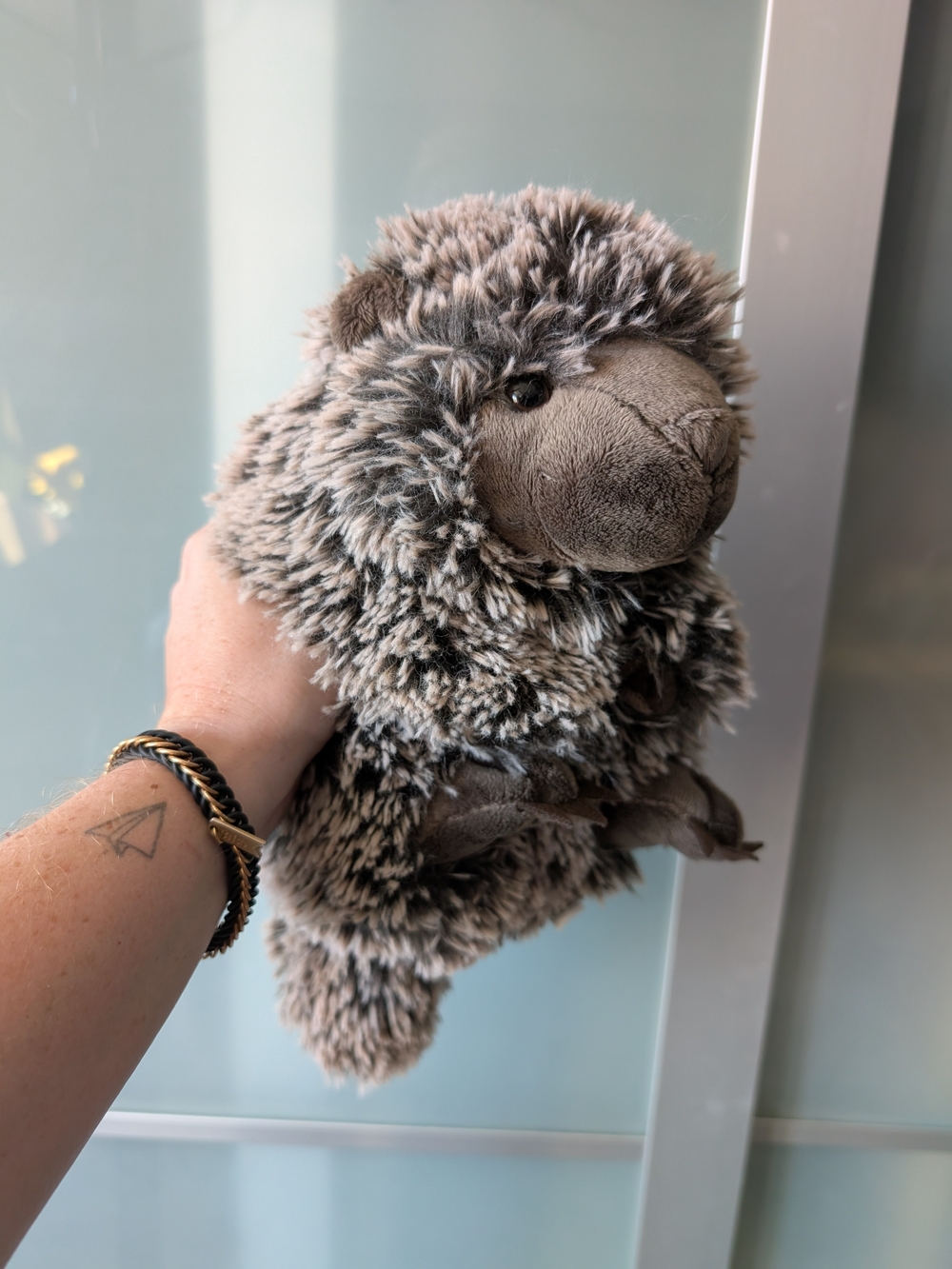 🔖 Jerry - NWT Wild Republic Cuddlekins Plush Porcupine - Gray Brown 🦔